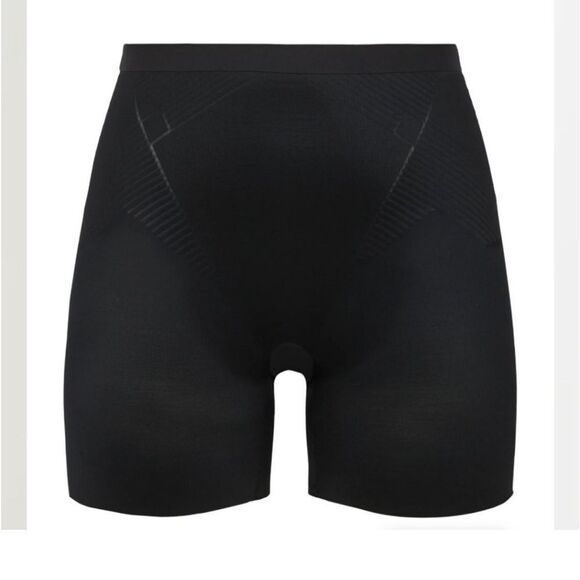 NWT SPANX Thinstincts® 2.0 Mid-Thigh Short in Black Small $58 - Picture 4 of 4